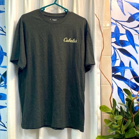 Men’s Cabela’s Cotton Blend Don’t Stop Retrieven Short Sleeve T-Shirt Size L - Picture 2 of 4